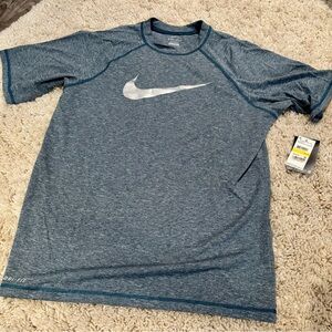 Nike Heather Blue Dri Fit Performance Tee